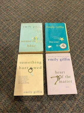 Paperback Book Bundle - Blue, Teal, Cream, Light Pink Covers